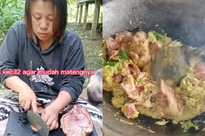 Viral di TikTok, Wanita Dayak Bagikan Resep Rica-Rica Monyet, Netizen Ogah Recook