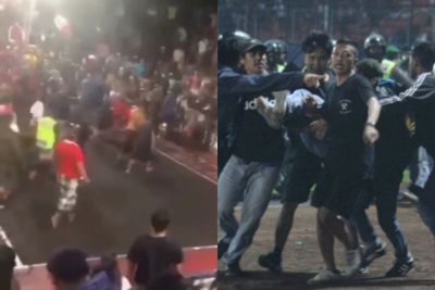 Suporter Bola Voli Ini Ribut di Tengah Lapang, Warganet: Bakal Kanjuruhan Part 2?