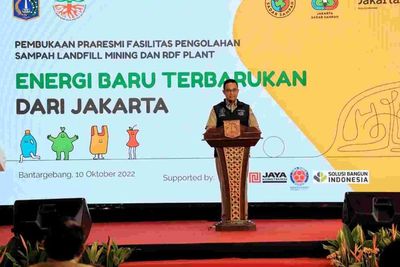 Diresmikan Anies, Pembangunan Pengolahan Sampah di Bantargebang Habiskan Rp1 Triliun