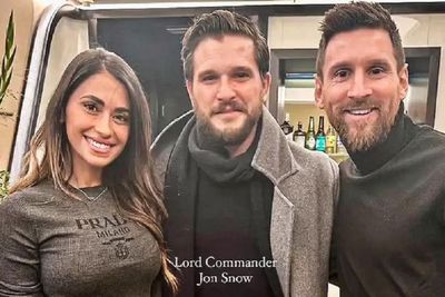 Messi Jumpa Jon Snow Game of Thrones, Netizen: Pertemuan 2 Raja!