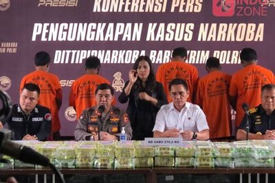 Bareskrim Polri Bongkar 4 Kasus Narkoba Periode September-Oktober, 270.283 Kg Sabu Disita