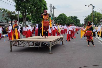 Ribuan Pelajar Jombang Menari Remo Boletan Massal, Bikin Gempar Pecahkan Rekor MURI