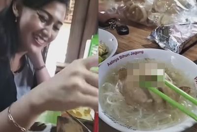 Duh! Bentuk Bakso Ini Bikin Salfok, Pembeli Sampai Malu Menyantapnya