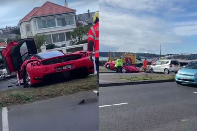 Lagi OTW ke Rumah Pembeli, Ferrari Enzo Seharga Rp40 Miliar Alami Kecelakaan Hebat!
