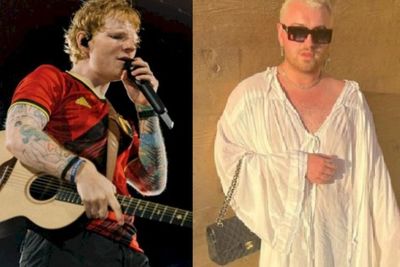 Ed Sheeran Beri Hadiah Sam Smith Patung Kemaluan Pria Seukuran 1,8 Meter Lebih, Buat Apa?