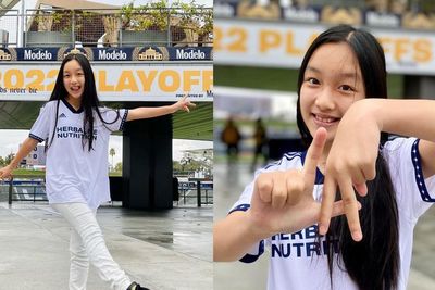 Gadis Cilik Berdarah Indonesia Nyanyi Lagu Kebangsaan AS di Laga Sepak Bola, Keren Banget!