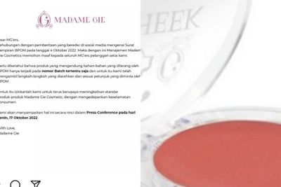 Klarifikasi Madame Gie Soal Kandungan Makeup Berbahaya, Konsumen Terlanjur Kecewa