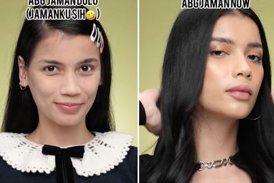 Perbandingan Makeup ABG Jaman Dulu VS Jaman Now ala Sabrina Chairunnisa, Valid Gak?