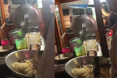 Buset, Cara Pedagang Mie Goreng Tuang Kecap Bikin Pembeli Salfok: Canggih Bener!