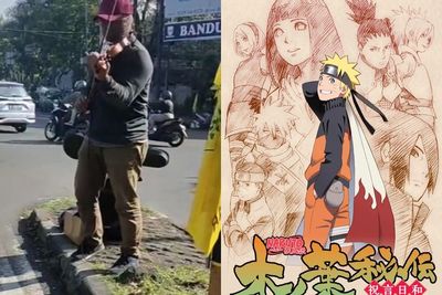 Pengamen Biola Bawakan Lagu Blue Bird , Soundtrack Naruto yang Bikin Jiwa Shinobi Meronta