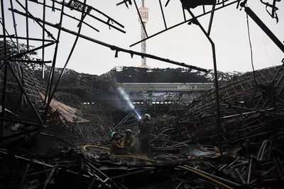 24 Jam Pasca Kebakaran Masjid Jakarta Islamic Center, Polisi: Kondisi Masih Panas