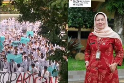 Kepsek SMAN 1 Turen Mundur Didemo Siswa, Eny Retnowati: Saya Doa Kalian Dapat Hidayah