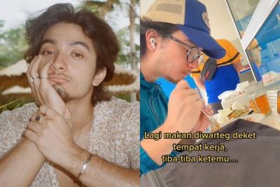 Diam-diam Rekam Bryan Domani Makan di Warteg, Pria Ini Kagum dengan Kesederhanannya