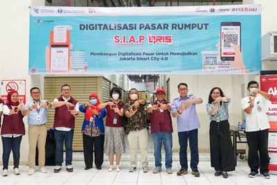 Hadirkan Kemudahan Transaksi, Pemprov DKI Terapkan Digitalisasi di Pasar Rumput