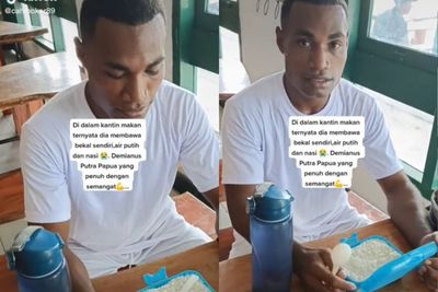 Kisah Haru Demianus, Casis TNI yang Cuma Bawa Nasi Putih sebagai Bekal Makan Siang