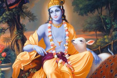 Legenda Kulit Biru Dewa Krishna, Konon karena Susu Beracun yang Diberikan Setan 