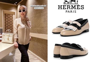 Gaya Syahrini Pamer Sepatu Selop Branded Mahal, Bukan untuk Kaum Mendang-mending!