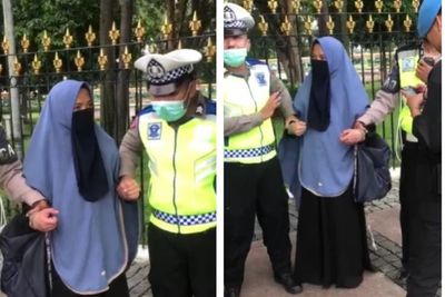 Densus 88 Usut Dugaan Jaringan Teroris Wanita Bercadar yang Coba Terobos Istana Negara