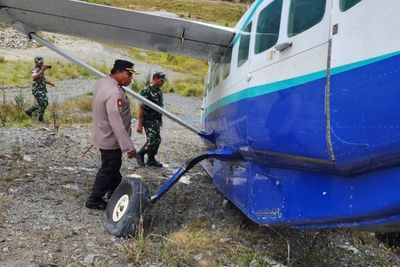 Pesawat Berisi Makanan dan Motor Alami Kecelakaan di Papua