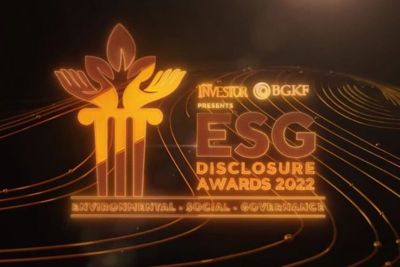 Bank BJB Kantongi Penghargaan di ESG Disclosure Awards 2022