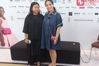 Perdana Gabung JFW 2023, Nagita Slavina: Gugup, Deg-degan Tampilin Baju Tema Laut