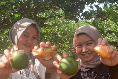 Segar! Petik dan Makan Jeruk Langsung dari Kebun Cuma Bayar Rp10 Ribu, Emang Bisa?