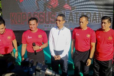 Pj Gubernur DKI Jakarta Hadiri Olahraga Bareng Kopassus
