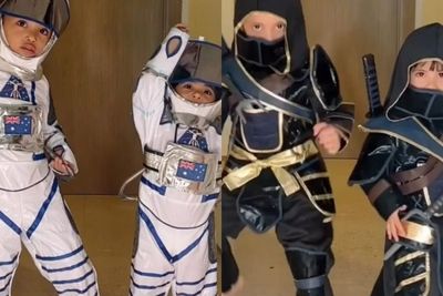Gemas Banget! 5 Gaya Xabiru dan Chava Siap Rayakan Halloween: Ga Mau Kalah sama Buna