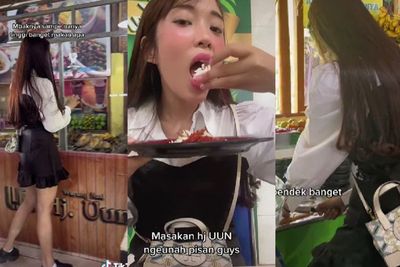 Momen Cewek Tinggi 181 Cm Makan di RM Sunda: Gampang Lihat Menu tapi Susah Ngulek Sambel