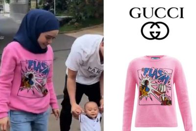 Outfit Lesti Kejora Jalan dengan Baby L Pake Kaus Rp20 Juta, Netizen Teriak Seharga Motor