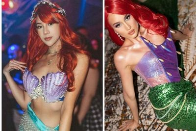Adu Gaya Mermaid Princess Ariel ala Cinta Laura dan Anya Geraldine, Kalian Pilih Mana?