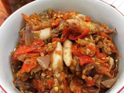 Resep Sambal Cumi Asin, Cocok Dimakan Bareng Nasi Panas!