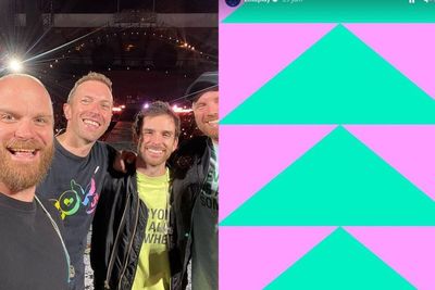 Coldplay Unggah Story Foto Segitiga Hijau , Kode Bakal Rilis Album Baru Edisi Natal?