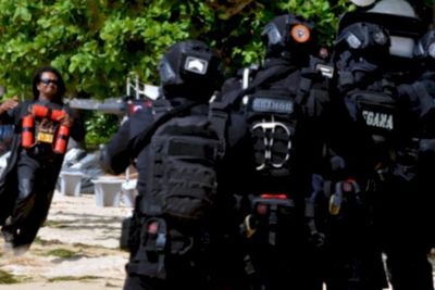 Ratusan Polisi Dilapis Densus 88 Kawal Konser NCT 127 Pasca Isu Teror Bom