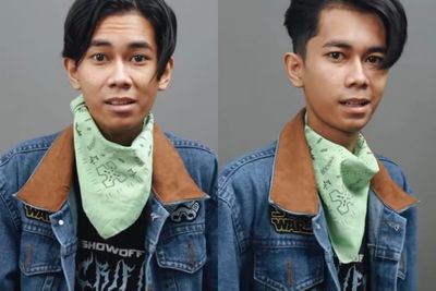Bikin Heboh! Gaya Alif Dilan KW Potong Cepmek di Barbershop, Rawr