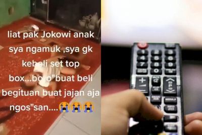 Ibu Ini Curhat ke Presiden Anaknya Ngamuk Lantaran TV Analog Dihilangkan: Nggak Kebeli Pak