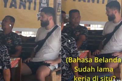 Viral Bule Belanda Fasih Bahasa Minang, Bikin Tongkrongan Bapak-Bapak Ketawa!