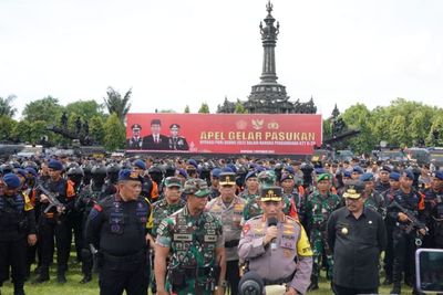 Panglima TNI-Kapolri Gelar Pasukan Pengamanan KTT G20, Cek Seluruh Alutista!