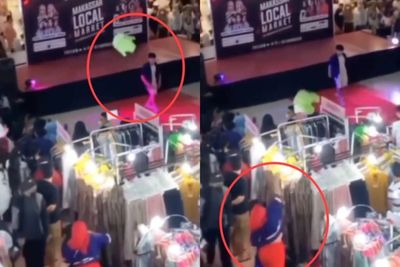 Viral Ibu-ibu Lempar Kursi Plastik ke Peserta Dance K-Pop di Makassar, Alasannya Penasaran