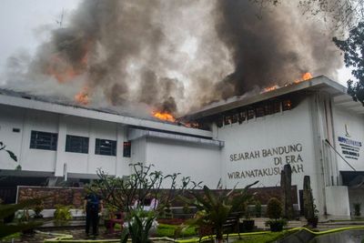 Ikut Mendesain, Ridwan Kamil Prihatin Gedung Bappelitbang di Balai Kota Bandung Terbakar