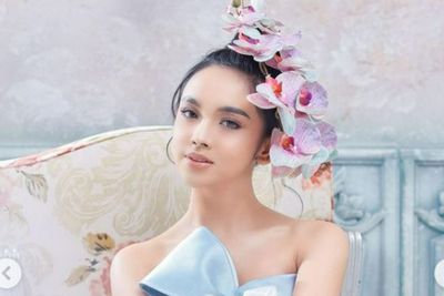 Cantiknya Lyodra Pakai Bunga Anggrek Jadi Headpiece, Netizen: Definisi Sang Dewi
