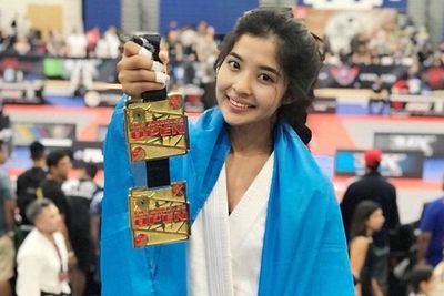Sedang Hamil Besar, Pesona Atlet Jiu Jitsu Kazakhstan Ini Makin Mirip Bidadari