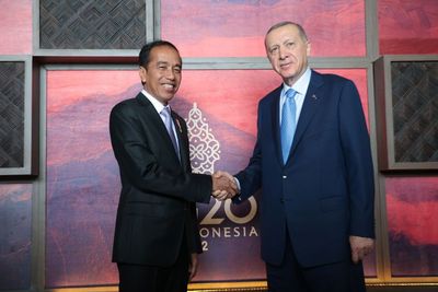 Bertemu Erdogan, Presiden Jokowi Sampaikan Dukacita Mendalam atas Serangan Bom di Istanbul