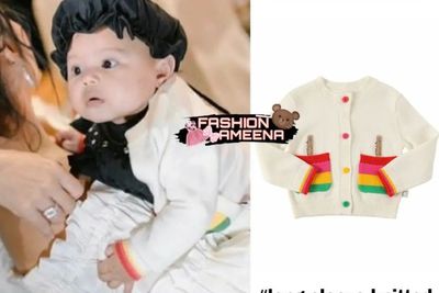 Ameena Bikin Iri Lagi Deh, Cardigan si Baby Sultan Ini Capai Rp2 Juta, Mata Gemes Melotot