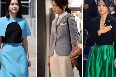 Parasnya Bening bak Idol, 5 Potret Outfit Menawan Ibu Negara Korsel Kim Keon Hee Disorot
