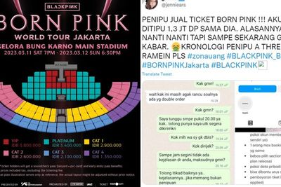 Heboh Fans BLACKPINK Ditipu Jastip Tiket Konser, Uang DP Rp1,3 juta Dibawa Kabur