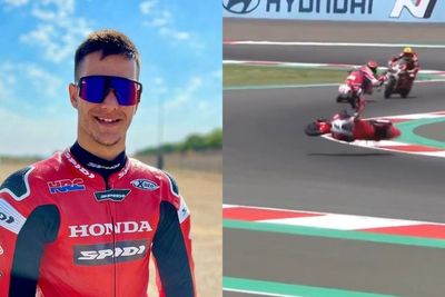 Video Mengerikan Iker Lecuona Crash di WSBK Mandalika, Alami Patah Tulang Punggung
