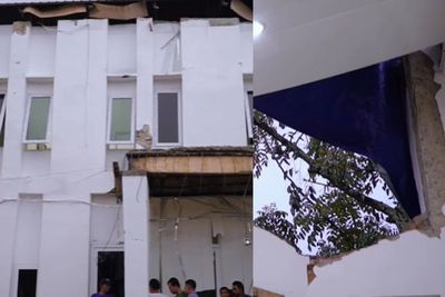 Kacau Sekali, Proyek Gedung Kejari Kolaborasi Pemko Medan Baru Dibangun Udah Roboh