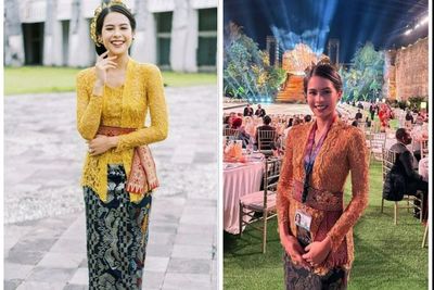 Dua Potret Cantik Maudy Ayunda Dibalut Kebaya Bali di Acara G20, Kalian Pilih Mana?