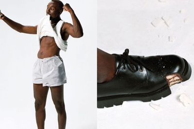 Penampilan Fashion Show Unik! Aksi Model Makan Tank Top dan Sepatu Terbuat dari Cokelat